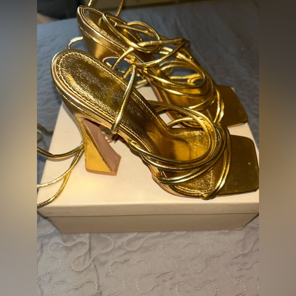 Public Desire Lace up Heels